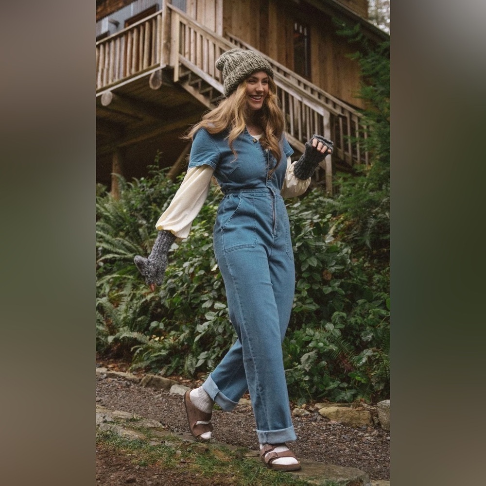 JACKSON ROWE Chalet Denim Playsuit